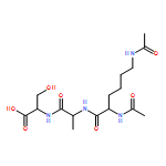 D-Serine, N2,N6-diacetyl-L-lysyl-D-alanyl-