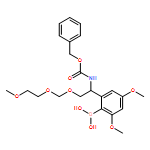 5,7,10-Trioxa-2-azaundecanoic acid, 3-(2-borono-3,5-dimethoxyphenyl)-, 1-(phenylmethyl) ester, (3S)-