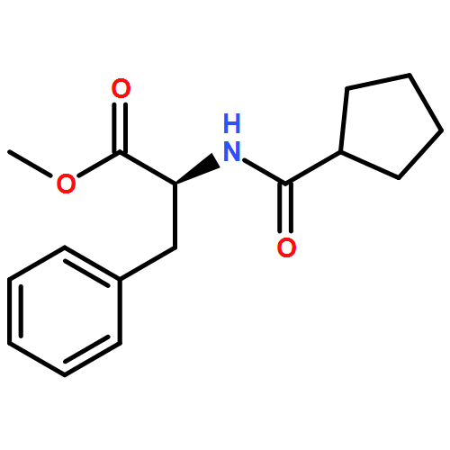 L-Phenylalanine, N-(cyclopentylcarbonyl)-, methyl ester