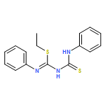 Carbamimidothioic acid, N'-phenyl-N-[(phenylamino)thioxomethyl]-, ethyl ester