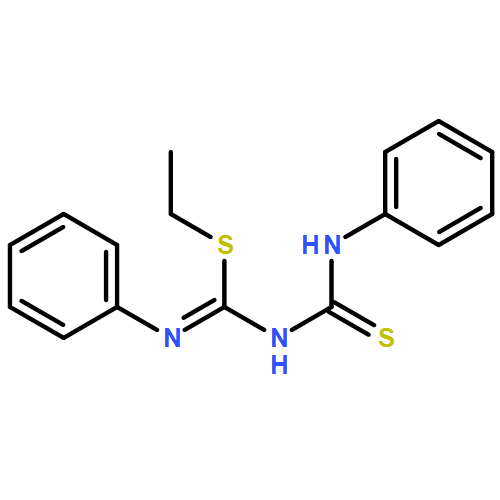 Carbamimidothioic acid, N'-phenyl-N-[(phenylamino)thioxomethyl]-, ethyl ester