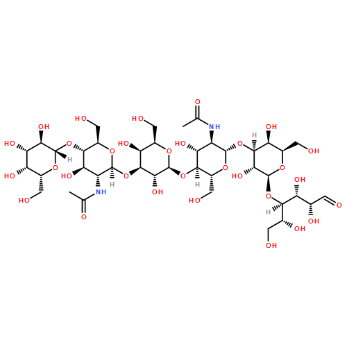 D-Glucose, O-β-D-galactopyranosyl-(1→4)-O-2-(acetylamino)-2-deoxy-β-D-glucopyranosyl-(1→3)-O-β-D-galactopyranosyl-(1→4)-O-2-(acetylamino)-2-