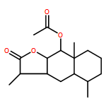 Naphtho[2,3-b]furan-2(3H)-one, 9-(acetyloxy)decahydro-3,5,8a-trimethyl-