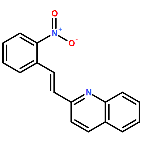 Quinoline, 2-[2-(2-nitrophenyl)ethenyl]-, (E)-