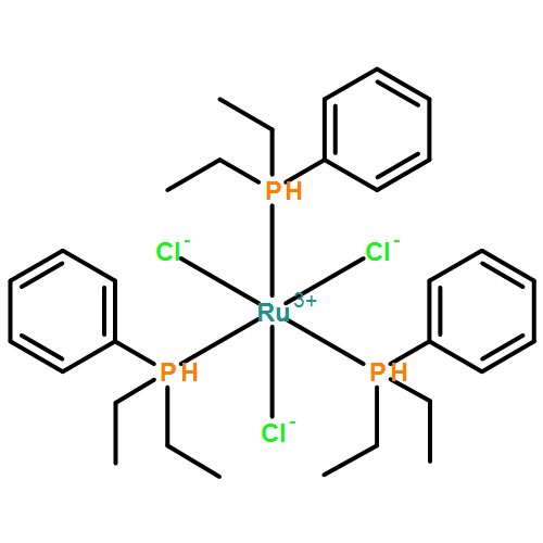 Ruthenium, trichlorotris(diethylphenylphosphine)-