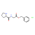 Glycine, L-prolyl-, phenylmethyl ester, monohydrochloride