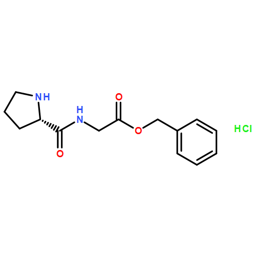 Glycine, L-prolyl-, phenylmethyl ester, monohydrochloride