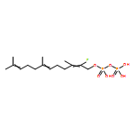 Diphosphoric acid, mono(2-fluoro-3,7,11-trimethyl-2,6,10-dodecatrienyl) ester (9CI)