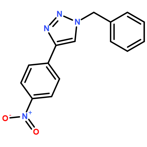 1H-1,2,3-Triazole, 4-(4-nitrophenyl)-1-(phenylmethyl)-