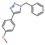 1H-1,2,3-Triazole, 4-(4-methoxyphenyl)-1-(phenylmethyl)-