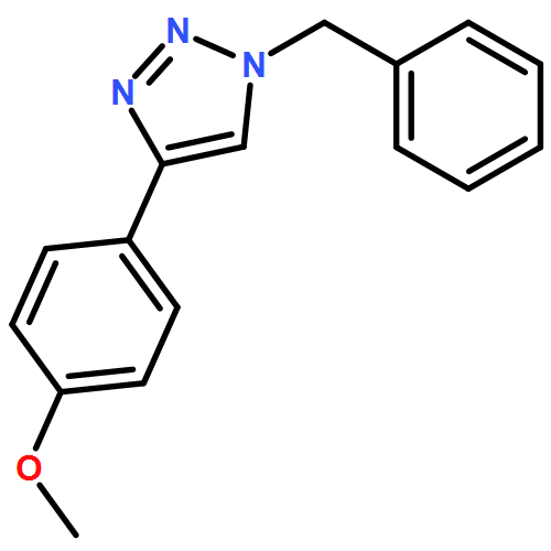 1H-1,2,3-Triazole, 4-(4-methoxyphenyl)-1-(phenylmethyl)-