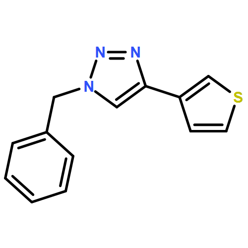 1H-1,2,3-Triazole, 1-(phenylmethyl)-4-(3-thienyl)-