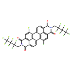 Anthra[2,1,9-def:6,5,10-d'e'f']diisoquinoline-1,3,8,10(2H,9H)-tetrone, 5,12-difluoro-2,9-bis(2,2,3,3,4,4,4-heptafluorobutyl)-