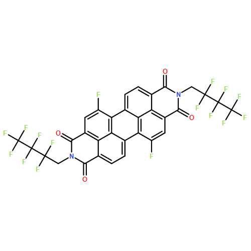 Anthra[2,1,9-def:6,5,10-d'e'f']diisoquinoline-1,3,8,10(2H,9H)-tetrone, 5,12-difluoro-2,9-bis(2,2,3,3,4,4,4-heptafluorobutyl)-