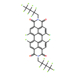 Anthra[2,1,9-def:6,5,10-d'e'f']diisoquinoline-1,3,8,10(2H,9H)-tetrone, 5,6,12,13-tetrafluoro-2,9-bis(2,2,3,3,4,4,4-heptafluorobutyl)-