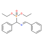 Phosphonic acid, P-[phenyl[(phenylmethylene)amino]methyl]-, diethyl ester