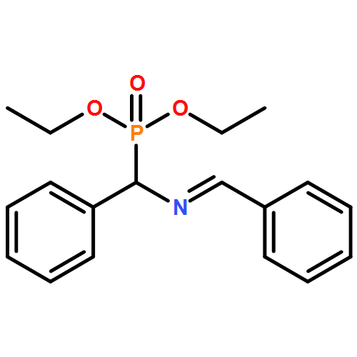 Phosphonic acid, P-[phenyl[(phenylmethylene)amino]methyl]-, diethyl ester