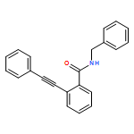 Benzamide, 2-(2-phenylethynyl)-N-(phenylmethyl)-