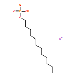 Phosphoric acid, monododecyl ester, monopotassium salt