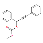 Carbonic acid, 1,3-diphenyl-2-propyn-1-yl methyl ester