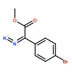 Benzeneacetic acid, 4-bromo-α-diazo-, methyl ester