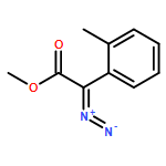 Benzeneacetic acid, α-diazo-2-methyl-, methyl ester