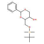 1,3-Dioxan-5-ol, 4-[[[(1,1-dimethylethyl)dimethylsilyl]oxy]methyl]-2-phenyl-, (2S,4R,5S)-