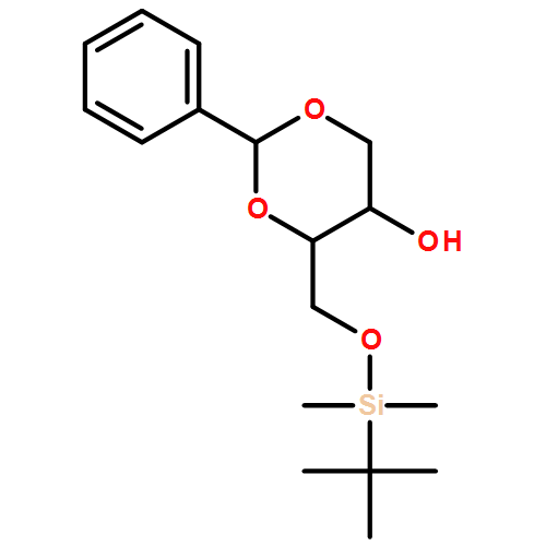 1,3-Dioxan-5-ol, 4-[[[(1,1-dimethylethyl)dimethylsilyl]oxy]methyl]-2-phenyl-, (2S,4R,5S)-