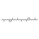 Cyclopentane, 1,1'-(1,5,8,12-tetramethyl-1,12-dodecanediyl)bis[3-(4-methylhexyl)-