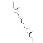 Glycine, N-[6-[[(1,1-dimethylethoxy)carbonyl]amino]hexyl]-, ethyl ester