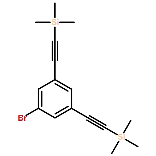 Benzene, 1-bromo-3,5-bis[2-(trimethylsilyl)ethynyl]-