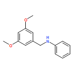 Benzenemethanamine, 3,5-dimethoxy-N-phenyl-