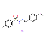 Benzenesulfonic acid, 4-methyl-, 2-[(4-methoxyphenyl)methylene]hydrazide, sodium salt (1:1)