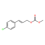 Carbonic acid, 3-(4-chlorophenyl)-2-propenyl methyl ester, (E)-