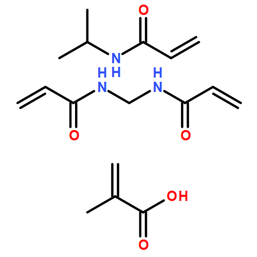 2-Propenoic acid, 2-methyl-, polymer with N,N'-methylenebis[2-propenamide] and N-(1-methylethyl)-2-propenamide