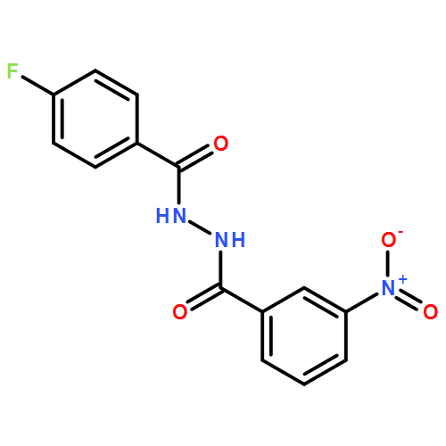 Benzoic acid, 3-nitro-, 2-(4-fluorobenzoyl)hydrazide