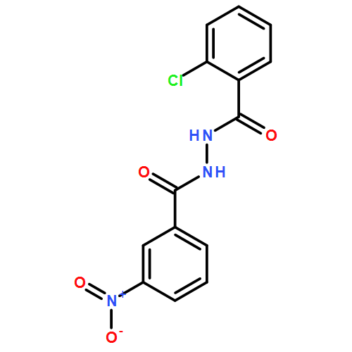 Benzoic acid, 2-chloro-, 2-(3-nitrobenzoyl)hydrazide