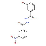 Benzoic acid, 3-bromo-, 2-(3-nitrobenzoyl)hydrazide