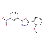 1,3,4-Oxadiazole, 2-(2-methoxyphenyl)-5-(3-nitrophenyl)-