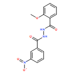 Benzoic acid, 2-methoxy-, 2-(3-nitrobenzoyl)hydrazide