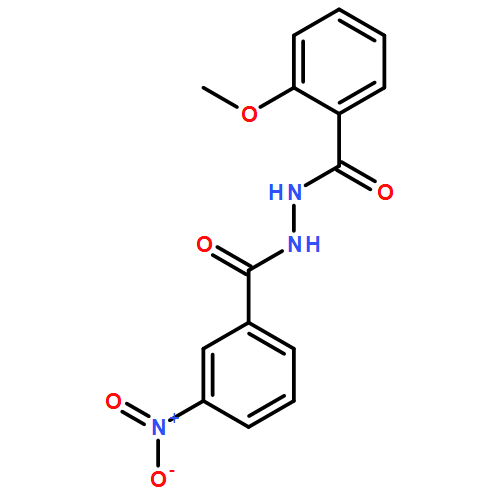 Benzoic acid, 2-methoxy-, 2-(3-nitrobenzoyl)hydrazide