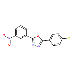 1,3,4-Oxadiazole, 2-(4-fluorophenyl)-5-(3-nitrophenyl)-