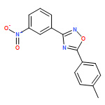 1,2,4-Oxadiazole, 5-(4-methylphenyl)-3-(3-nitrophenyl)-