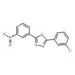 1,3,4-Oxadiazole, 2-(3-chlorophenyl)-5-(3-nitrophenyl)-