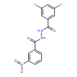 Benzoic acid, 3,5-dichloro-, 2-(3-nitrobenzoyl)hydrazide