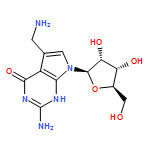 2-amino-5-(aminomethyl)-7-(beta-D-ribofuranosyl)-1,7-dihydro-4H-pyrrolo[2,3-d]pyrimidin-4-one