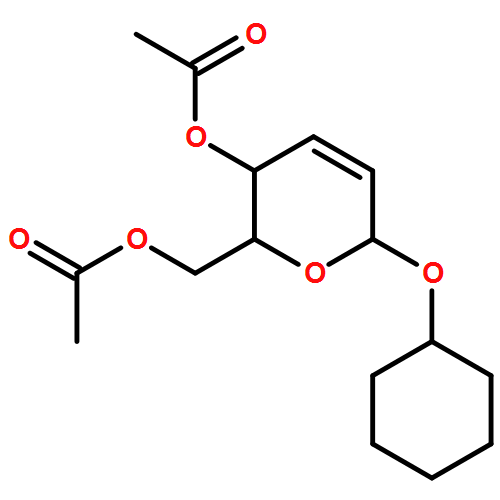 α-D-erythro-Hex-2-enopyranoside, cyclohexyl 2,3-dideoxy-, 4,6-diacetate