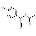 Benzeneacetonitrile, α-(acetyloxy)-4-chloro-, (αS)-