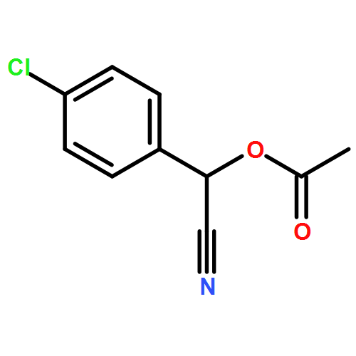 Benzeneacetonitrile, α-(acetyloxy)-4-chloro-, (αS)-