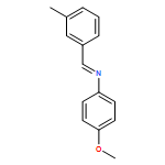 Benzenamine, 4-methoxy-N-[(3-methylphenyl)methylene]-